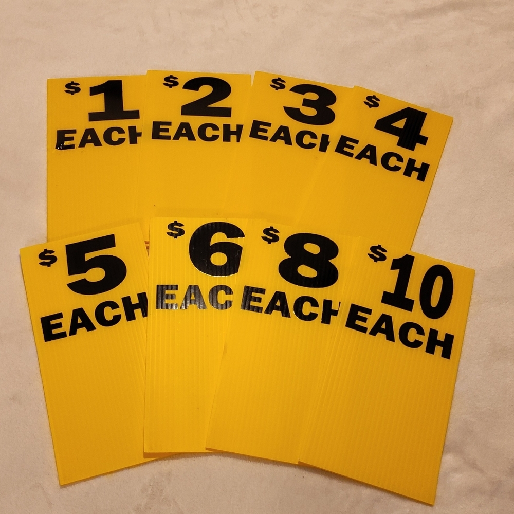 EUC! Flea Market/Yard Sale or Store Price Tag Bundle
